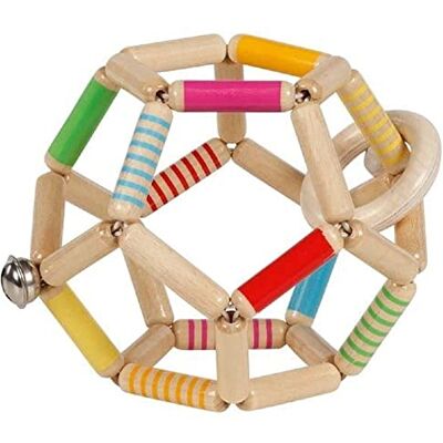 Goki Greifling Elastik Ball, gestreift Goki Greifling Elastik Ball, gestreift