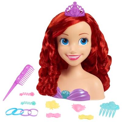 Poupée coiffeuse Princesse Disney Mermaid Ariel Ariel Hairdresser + accessoires Poupée coiffeuse Princesse Disney Mermaid Ariel Ariel Hairdresser + accessoires