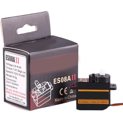 Uqezagpa Remplacement ES08A II 9g Servo Avions Hélicoptère pour modèles à aile fixe 3D Gear Uqezagpa Remplacement ES08A II 9g Servo Avions Hélicoptère pour modèles à aile fixe 3D Gear