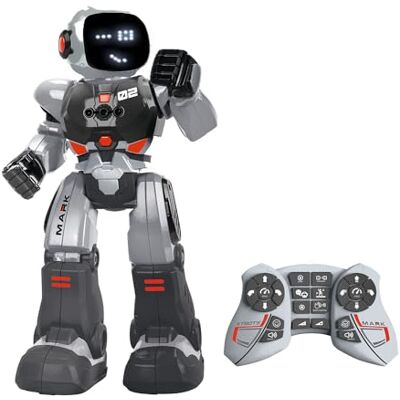Xtrem Bots Mark Robot Enfant Robot Telecommande Et Programmable Jusqu'à 50 Actions Jouet Enfant 5 Ans Garçon Cadeau Garcon 5 Ans Et Plus Xtrem Bots Mark Robot Enfant Robot Telecommande Et Programmable Jusqu'à 50 Actions Jouet Enfant 5 Ans Garçon Cadeau Garcon 5 Ans Et Plus