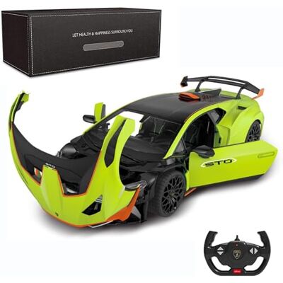 CMJ RC Cars 1:14 Échelle Officielle Huracán STO RC, Lambo Sport Racing Hobby Voiture Jouet modèle de Voiture pour Les garçons Filles et Cadeaux Adultes CMJ RC Cars 1:14 Échelle Officielle Huracán STO RC, Lambo Sport Racing Hobby Voiture Jouet modèle de Voiture pour Les garçons Filles et Cadeaux Adultes