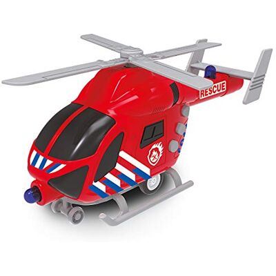 BABY CHALLENGE Hélicoptère de Secours Véhicule d'Intervention 021168 1/62 Prêt à Rouler Piles incluses Véhicule Friction Rouge Sonore Et Lumineux Plastique À Partir de 3 ans BABY CHALLENGE Hélicoptère de Secours Véhicule d'Intervention 021168 1/62 Prêt à Rouler Piles incluses Véhicule Friction Rouge Sonore Et Lumineux Plastique À Partir de 3 ans