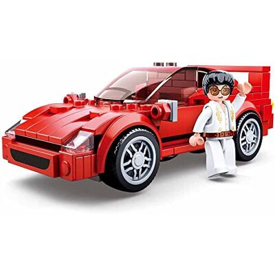 Sluban - Model Bricks-F40 Car(163pcs), M38-B0706D, Multicolore Sluban - Model Bricks-F40 Car(163pcs), M38-B0706D, Multicolore