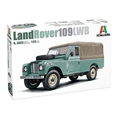 Italeri -3665 Land Rover 109 LWB, Échelle 1:24, Model Kit, Modèle en Plastique à Monter, Modélisme, Multicolore, IT3665 Italeri -3665 Land Rover 109 LWB, Échelle 1:24, Model Kit, Modèle en Plastique à Monter, Modélisme, Multicolore, IT3665