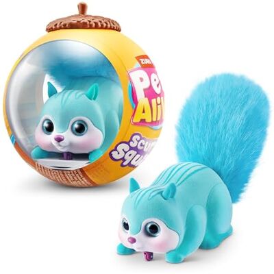 Pets Alive ZURU Scurry'n Squirrel Blue – Jouet robot interactif pour animal de compagnie, écureuil en mouvement avec mouvements et sons réalistes, à partir de 2 ans Pets Alive ZURU Scurry'n Squirrel Blue – Jouet robot interactif pour animal de compagnie, écureuil en mouvement avec mouvements et sons réalistes, à partir de 2 ans