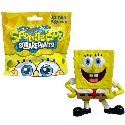 Bizak Bob l'éponge 64393000 Figurine surprise en enveloppe, figurine à collectionner de 5 cm, personnages de Nickelodeon comme Patrick, Calamdo ou Sable, jouet pour fans Bizak Bob l'éponge 64393000 Figurine surprise en enveloppe, figurine à collectionner de 5 cm, personnages de Nickelodeon comme Patrick, Calamdo ou Sable, jouet pour fans