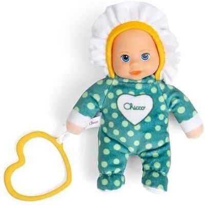 Chicco My Doudou Mini poupée fleur, hauteur 18 cm, poupée en tissu doux et détails peints, jeu sensoriel avec anneau en cœur et couleurs tenues, lavable en machine, 0+ mois Chicco My Doudou Mini poupée fleur, hauteur 18 cm, poupée en tissu doux et détails peints, jeu sensoriel avec anneau en cœur et couleurs tenues, lavable en machine, 0+ mois