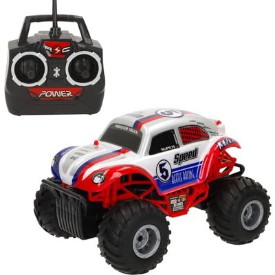 COLORBABY Speed & Go Voiture tout-terrain radiocommandée, modèle assorti, échelle 1:16, roues souples, 6 directions, vitesse 6-8 km/h, fréquence 2,4 GHz, jouets pour enfants de 4 ans (41358) COLORBABY Speed & Go Voiture tout-terrain radiocommandée, modèle assorti, échelle 1:16, roues souples, 6 directions, vitesse 6-8 km/h, fréquence 2,4 GHz, jouets pour enfants de 4 ans (41358)