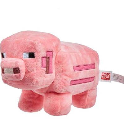 Mattel Minecraft Poupée en peluche douce de 20,3 cm, cadeau de collection pour les fans de 3 ans et plus, rose, 20,3 cm Mattel Minecraft Poupée en peluche douce de 20,3 cm, cadeau de collection pour les fans de 3 ans et plus, rose, 20,3 cm