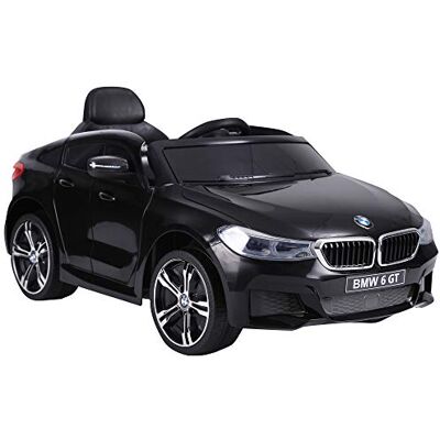 HOMCOM Voiture électrique Enfants 6 V 3 Km/h Max. Effets sonores et Lumineux télécommande Incluse Noir BMW 6 GT HOMCOM Voiture électrique Enfants 6 V 3 Km/h Max. Effets sonores et Lumineux télécommande Incluse Noir BMW 6 GT