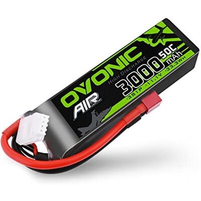 OVONIC Lipo 3S 3000mAh 50C 11.1V avec Prise en T de Style Dean pour Avion RC hélicoptère Voiture Camion Truggy RC Passe-Temps Bricolage OVONIC Lipo 3S 3000mAh 50C 11.1V avec Prise en T de Style Dean pour Avion RC hélicoptère Voiture Camion Truggy RC Passe-Temps Bricolage