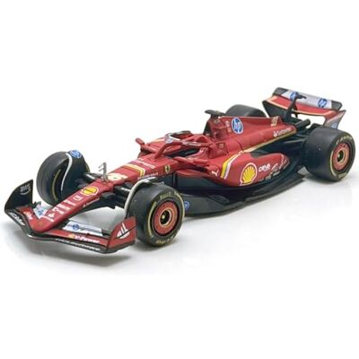 Bburago Burago Ferrari SF-24 Charles Leclerc #16 vainqueur GP MONACO 2024 Modèle réaliste auto à échelle 1:43 Licence officielle Ferrari, Age recommandé 3 ans Bburago Burago Ferrari SF-24 Charles Leclerc #16 vainqueur GP MONACO 2024 Modèle réaliste auto à échelle 1:43 Licence officielle Ferrari, Age recommandé 3 ans