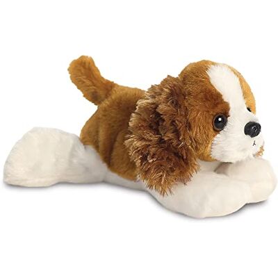 Aurora , 31712, Mini Flopsies Charles l'Epagneul, 20 cm, Peluche, Marron, Brun/Blanc Aurora , 31712, Mini Flopsies Charles l'Epagneul, 20 cm, Peluche, Marron, Brun/Blanc