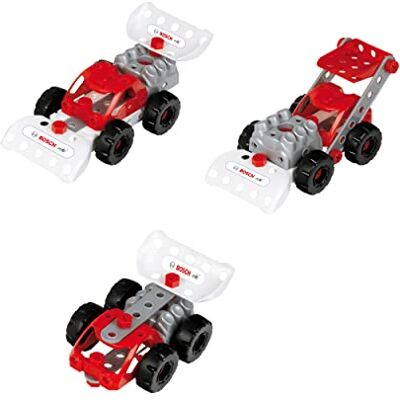 Klein Theo 8793 Bosch 3 en 1 Set de construction "Racing Team" Pour construire différents véhicules de course I Jouet pour enfants à partir de trois ans Klein Theo 8793 Bosch 3 en 1 Set de construction "Racing Team" Pour construire différents véhicules de course I Jouet pour enfants à partir de trois ans