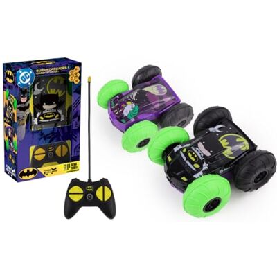 TURBO CHALLENGE Flip Batman Vs Joker Licence Officielle DC Batman Cascade 096643 Voiture Télécommandée Violet Plastique Jouet Enfant Cadeau Double Face À Partir de 3 ans TURBO CHALLENGE Flip Batman Vs Joker Licence Officielle DC Batman Cascade 096643 Voiture Télécommandée Violet Plastique Jouet Enfant Cadeau Double Face À Partir de 3 ans
