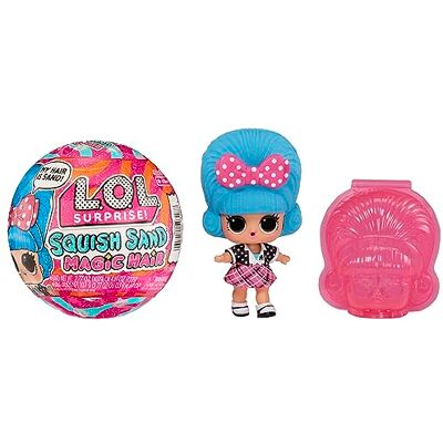 L.O.L. Surprise! LOL. Surprise Squish Sand Magic Hair Tots Poupée de Collection avec Squish Sand et des Surprises Idéal Pour les Filles de Plus de 3 Ans L.O.L. Surprise! LOL. Surprise Squish Sand Magic Hair Tots Poupée de Collection avec Squish Sand et des Surprises Idéal Pour les Filles de Plus de 3 Ans