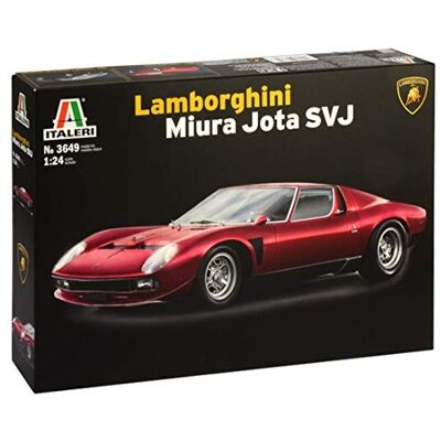 Italeri 3649 Modèle en Plastique à Assembler Voiture Lamborghini Miura Jota Svj- Modèle Kit Échelle 1:24 Italeri 3649 Modèle en Plastique à Assembler Voiture Lamborghini Miura Jota Svj- Modèle Kit Échelle 1:24