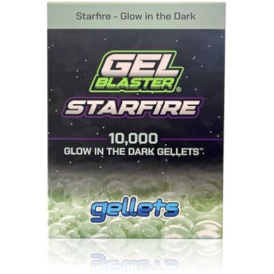 Gel Blaster Starfire 10,000 Gellets Officiële navulmunitie voor Starfire s Gloed-in-het-Donker UV-geactiveerde Tracer Night Rounds Verhoogde nauwkeurigheid van stralen, leeftijden 14+ Gel Blaster Starfire 10,000 Gellets Officiële navulmunitie voor Starfire s Gloed-in-het-Donker UV-geactiveerde Tracer Night Rounds Verhoogde nauwkeurigheid van stralen, leeftijden 14+