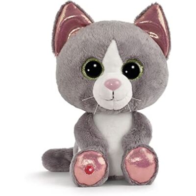 NICI - Peluche GLUBSCHIS Chate Grise Felinja 25cm Green, 48702, 25 cm NICI - Peluche GLUBSCHIS Chate Grise Felinja 25cm Green, 48702, 25 cm