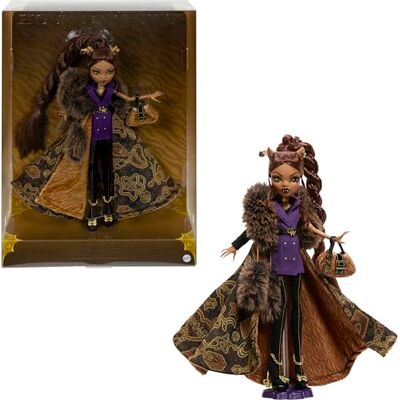 Monster Cable Coffret Clawdeen Wolf Défilé de Mode Poupée Clawdeen Wolf avec Manteau Jacquard en Fausse Fourrure, Robe Tailleur Violette, pantaboots et Accessoires dorés JDR66 Monster Cable Coffret Clawdeen Wolf Défilé de Mode Poupée Clawdeen Wolf avec Manteau Jacquard en Fausse Fourrure, Robe Tailleur Violette, pantaboots et Accessoires dorés JDR66