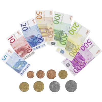 Goki 51853 Imitation Argent Factice 84 Billets de Banque en Papier 32 Pièces de Monnaie en Plastique Goki 51853 Imitation Argent Factice 84 Billets de Banque en Papier 32 Pièces de Monnaie en Plastique