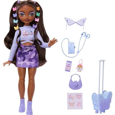 Barbie Dream Besties Weekend Getaway Brooklyn Poupée et accessoires Barbie Dream Besties Weekend Getaway Brooklyn Poupée et accessoires