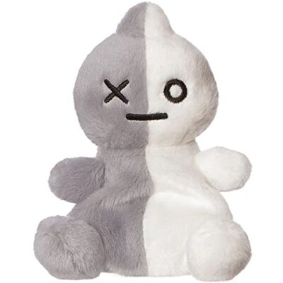 Aurora , 61511, BT21 Van Palm Pal, 13 cm, peluche écologique grise Aurora , 61511, BT21 Van Palm Pal, 13 cm, peluche écologique grise