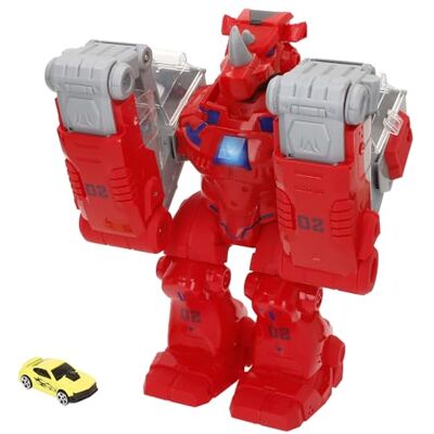 COLORBABY Teamsterz 39476 Robot lanceur de voitures en forme de rhinocéros interactif avec lumières et sons réalistes, compartiment pour 2 voitures, voiture métallique Die-Cast incluse, dès 3 ans COLORBABY Teamsterz 39476 Robot lanceur de voitures en forme de rhinocéros interactif avec lumières et sons réalistes, compartiment pour 2 voitures, voiture métallique Die-Cast incluse, dès 3 ans