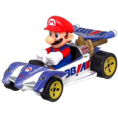 Hot Wheels Modèle DieCast KART MARIO Circuit Special de Super Mario KART Échelle 1:64 longueur 5cm Hot Wheels Modèle DieCast KART MARIO Circuit Special de Super Mario KART Échelle 1:64 longueur 5cm