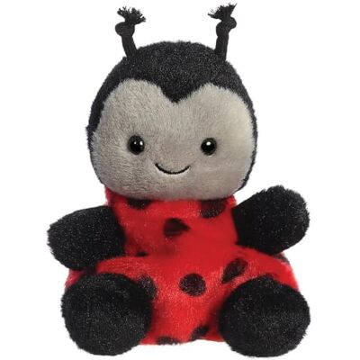 Aurora World 82059 Palm Pals Spots Coccinelle en peluche, 13 cm, rouge et noir, rouge et noir Aurora World 82059 Palm Pals Spots Coccinelle en peluche, 13 cm, rouge et noir, rouge et noir