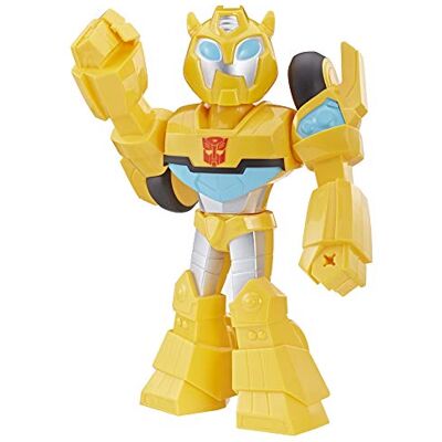 Transformers Playskool Heroes Rescue Bots Academy Mega Mighties Bumblebee Figurine robot à collectionner de 25,4 cm, jouets pour enfants à partir de 3 ans Transformers Playskool Heroes Rescue Bots Academy Mega Mighties Bumblebee Figurine robot à collectionner de 25,4 cm, jouets pour enfants à partir de 3 ans