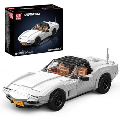 Mould King 10198 Technique Supercar de sport, Blocs de construction, modèle de voiture de sport, jouet pour adultes et adolescents à partir de 14 ans (version statique, 1347+ pièces) Mould King 10198 Technique Supercar de sport, Blocs de construction, modèle de voiture de sport, jouet pour adultes et adolescents à partir de 14 ans (version statique, 1347+ pièces)
