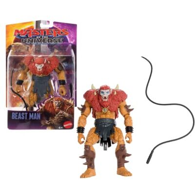 Mattel Masters of the Universe Figurine Articulée Le Monstre de 14 cm du film de 2026 Les Maîtres de l’Univers, méchant inspiré du film avec 14 articulations et un fouet, JKH91 Mattel Masters of the Universe Figurine Articulée Le Monstre de 14 cm du film de 2026 Les Maîtres de l’Univers, méchant inspiré du film avec 14 articulations et un fouet, JKH91