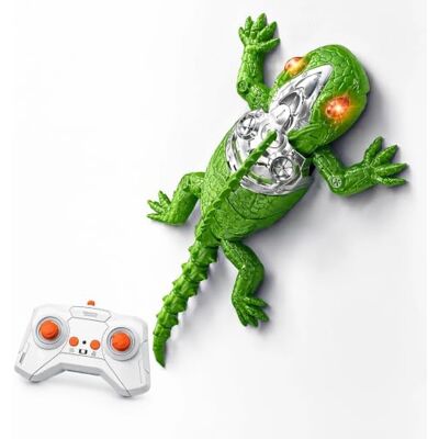 Vyzio Gecko télécommandé grimpant sur les murs Lézard télécommandé réaliste, mouvement sur les murs et le verre, jouet interactif pour enfants CLIMBKO Vyzio Gecko télécommandé grimpant sur les murs Lézard télécommandé réaliste, mouvement sur les murs et le verre, jouet interactif pour enfants CLIMBKO