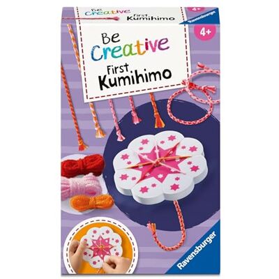 Ravensburger Bracelet d'amitié BeCreative My first Kumihimo ensemble de bricolage pour enfants à partir de 4 ans, bracelets d'amitié pour filles et garçons 12028007 Ravensburger Bracelet d'amitié BeCreative My first Kumihimo ensemble de bricolage pour enfants à partir de 4 ans, bracelets d'amitié pour filles et garçons 12028007