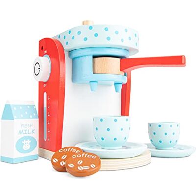 New Classic Toys - Ensemble-Machine à Café, 10700, Multicolore (Rouge) New Classic Toys - Ensemble-Machine à Café, 10700, Multicolore (Rouge)