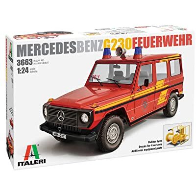 Italeri ITA3663-MERCEDES G230 Pompier à Assembler et à Peindre- Echelle : 1/24 Italeri ITA3663-MERCEDES G230 Pompier à Assembler et à Peindre- Echelle : 1/24