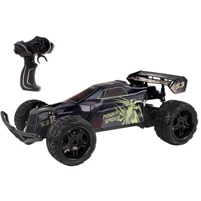 TURBO CHALLENGE Power Spider Off Road 093718 Voiture Télécommandée Noir 1/12 Prêt à Rouler Plastique Jouet Enfant Cadeaux Anniversaire À Partir de 6 Ans TURBO CHALLENGE Power Spider Off Road 093718 Voiture Télécommandée Noir 1/12 Prêt à Rouler Plastique Jouet Enfant Cadeaux Anniversaire À Partir de 6 Ans