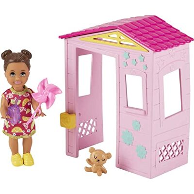 Barbie Mattel Skipper Babysitters Inc. Toddler Girl Doll and Playhouse Playset Barbie Mattel Skipper Babysitters Inc. Toddler Girl Doll and Playhouse Playset