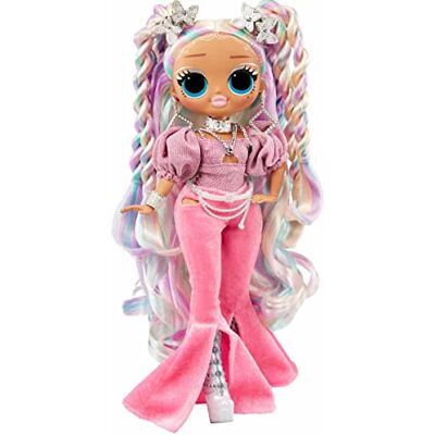 L.O.L. Surprise! LOL Surprise OMG Fashion Show Hair Edition TWIST QUEEN Poupée de 25 cm avec plusieurs coiffures Contient 1 tenue, des accessoires de coiffure, de la mousse magique & + à collectionner 4 ans + L.O.L. Surprise! LOL Surprise OMG Fashion Show Hair Edition TWIST QUEEN Poupée de 25 cm avec plusieurs coiffures Contient 1 tenue, des accessoires de coiffure, de la mousse magique & + à collectionner 4 ans +