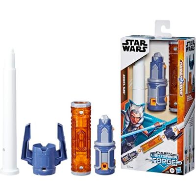 Hasbro Star Wars Lightsaber Forge Kyber Core Ahsoka Tano Sabre laser personnalisable Blanc Hasbro Star Wars Lightsaber Forge Kyber Core Ahsoka Tano Sabre laser personnalisable Blanc