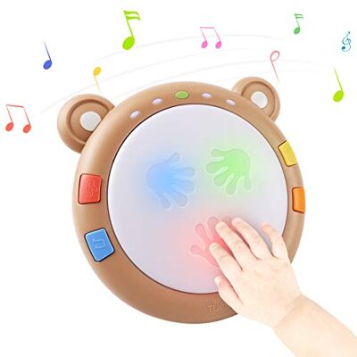 TUMAMA KIDS TUMAMA Jouet Musical Bébé,Tambour Musical Jouet Interactif Cadeau,Jeux électroniques pour Enfants,Jouets D'éveil Musicaux,Jouet éducatif précoce Instruments de Musique pour Les Enfants TUMAMA KIDS TUMAMA Jouet Musical Bébé,Tambour Musical Jouet Interactif Cadeau,Jeux électroniques pour Enfants,Jouets D'éveil Musicaux,Jouet éducatif précoce Instruments de Musique pour Les Enfants