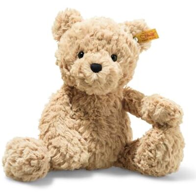 Steiff Jimmy 113505 Ours en peluche, mignon, avec yeux en plastique, pour enfant, garçon et fille, 30 cm, marron clair Steiff Jimmy 113505 Ours en peluche, mignon, avec yeux en plastique, pour enfant, garçon et fille, 30 cm, marron clair