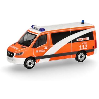 Herpa modèle réduit voiture Mercedes-Benz Sprinter 18 bus toit plat « Berliner Feuerwehr/médecin urgentiste », miniature à l’échelle 1:87, pièce de collection, Made in Germany, modèle en plastique Herpa modèle réduit voiture Mercedes-Benz Sprinter 18 bus toit plat « Berliner Feuerwehr/médecin urgentiste », miniature à l’échelle 1:87, pièce de collection, Made in Germany, modèle en plastique