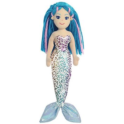 Disney Aurora, 33089, Sea Sprites Nerine la Sirène, Peluche, 26 cm, (Bleu, Rose, Violet, Peche), Blue, Sapphire, Pink, Purple, Peach Disney Aurora, 33089, Sea Sprites Nerine la Sirène, Peluche, 26 cm, (Bleu, Rose, Violet, Peche), Blue, Sapphire, Pink, Purple, Peach