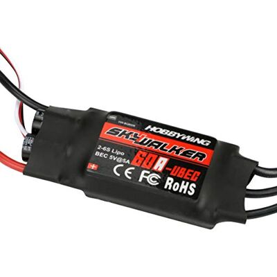 DaMohony Régulateur de vitesse sans balais ESC BEC (Brushless SpeedController) pour avion RC Quadcopter hélicoptère (60 A) 20 A 30 A 40 A 50 A 60 A 80 A DaMohony Régulateur de vitesse sans balais ESC BEC (Brushless SpeedController) pour avion RC Quadcopter hélicoptère (60 A) 20 A 30 A 40 A 50 A 60 A 80 A