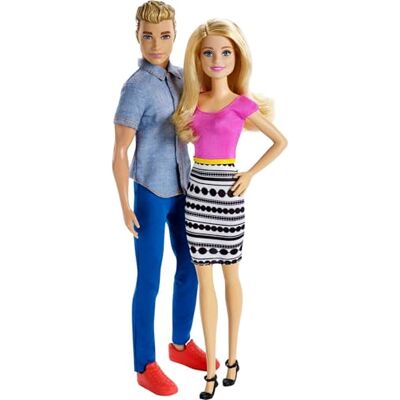Barbie et Ken, coffret 2 poupées, jouet pour enfant, DLH76 Barbie et Ken, coffret 2 poupées, jouet pour enfant, DLH76