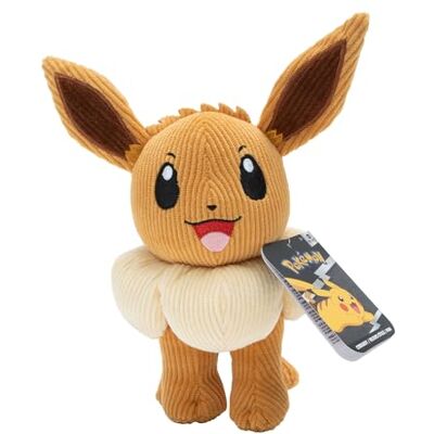Pokémon PKW3174-20 cm Select Peluche en velours côtelé Evoli Pokémon PKW3174-20 cm Select Peluche en velours côtelé Evoli