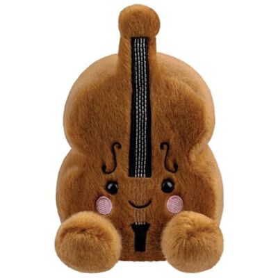 Aurora , 61597, Palm Pals Vanessa Violin 5In, Soft Toy, Brown Aurora , 61597, Palm Pals Vanessa Violin 5In, Soft Toy, Brown