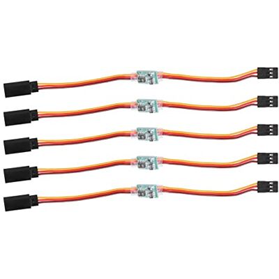 01 02 015 Inverseur de signal servo, 3.6V‑24V 5Pcs ABS Shell Simple Contrôle Universel Direction Inverseurs pour Avions RC 01 02 015 Inverseur de signal servo, 3.6V‑24V 5Pcs ABS Shell Simple Contrôle Universel Direction Inverseurs pour Avions RC